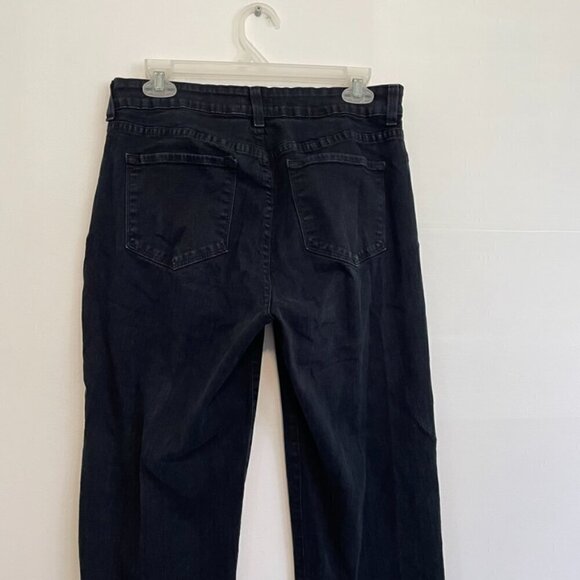 NOT YOUR DAUGHTERS JEANS NYDJ Barbara Bootcut Jeans Dark Wash Five Pocket sz 10 - Picture 13 of 16